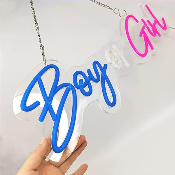 Néon LED "Boy or Girl" idéal pour Gender Reveal – Image 4
