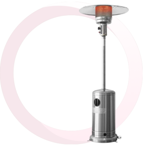 Parasol chauffant au gaz